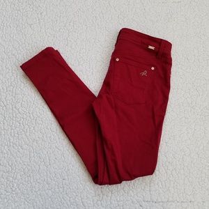 DL1961 Emma Legging Jeans Women's 25 Cayman Red